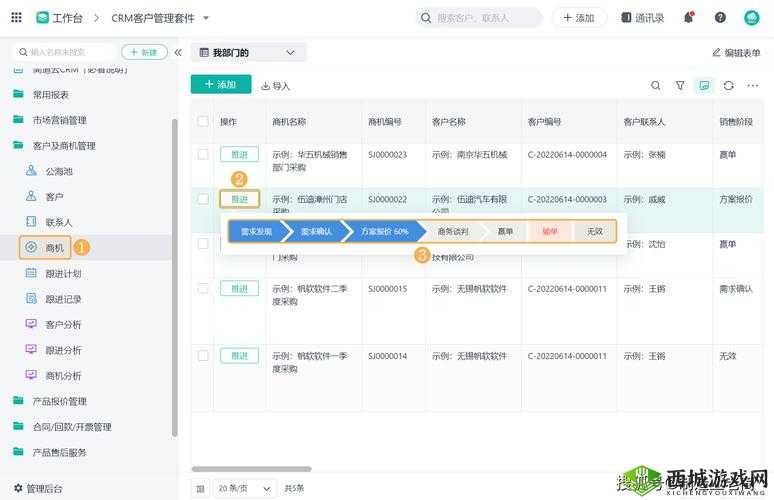 成免费 CRM 大全的特色：功能强大且实用